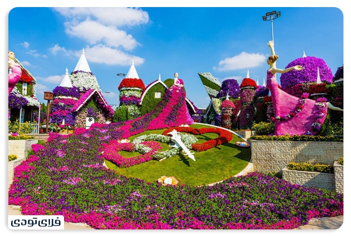 باغ گل معجزه، از محبوبترین دیدنی های دبی