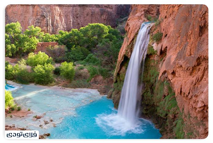 آبشار گنج بنار از جاهای دیدنی گچساران