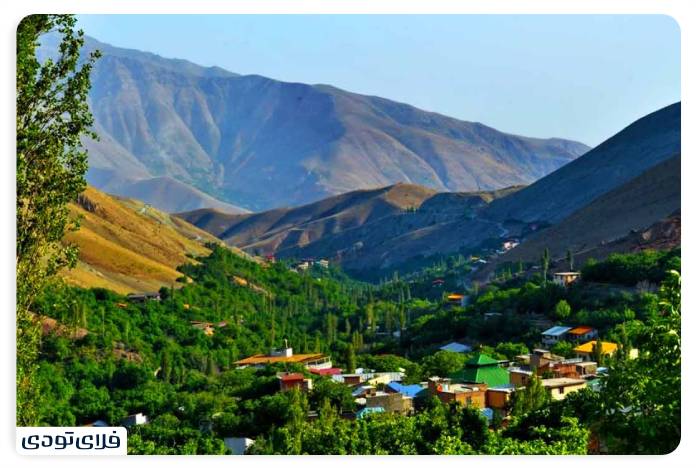 روستای افجه از جاذبه های لواسان