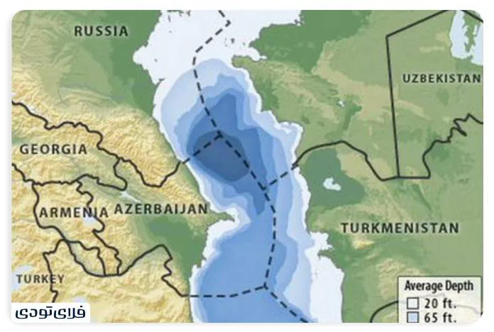 دریای خزر کجاست؟